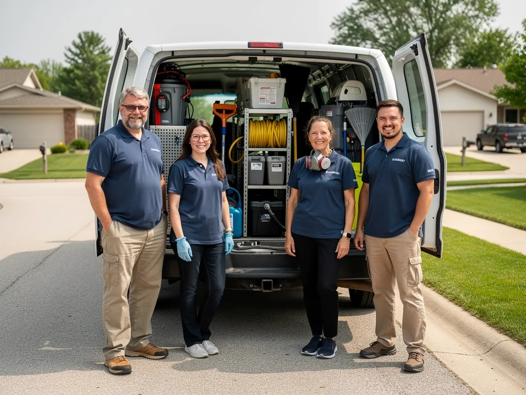 Iowa Biohazard Cleanup Co team